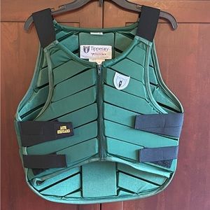 Tipperary, Equestrian Protective riding vest, NWOT, green, Size L
